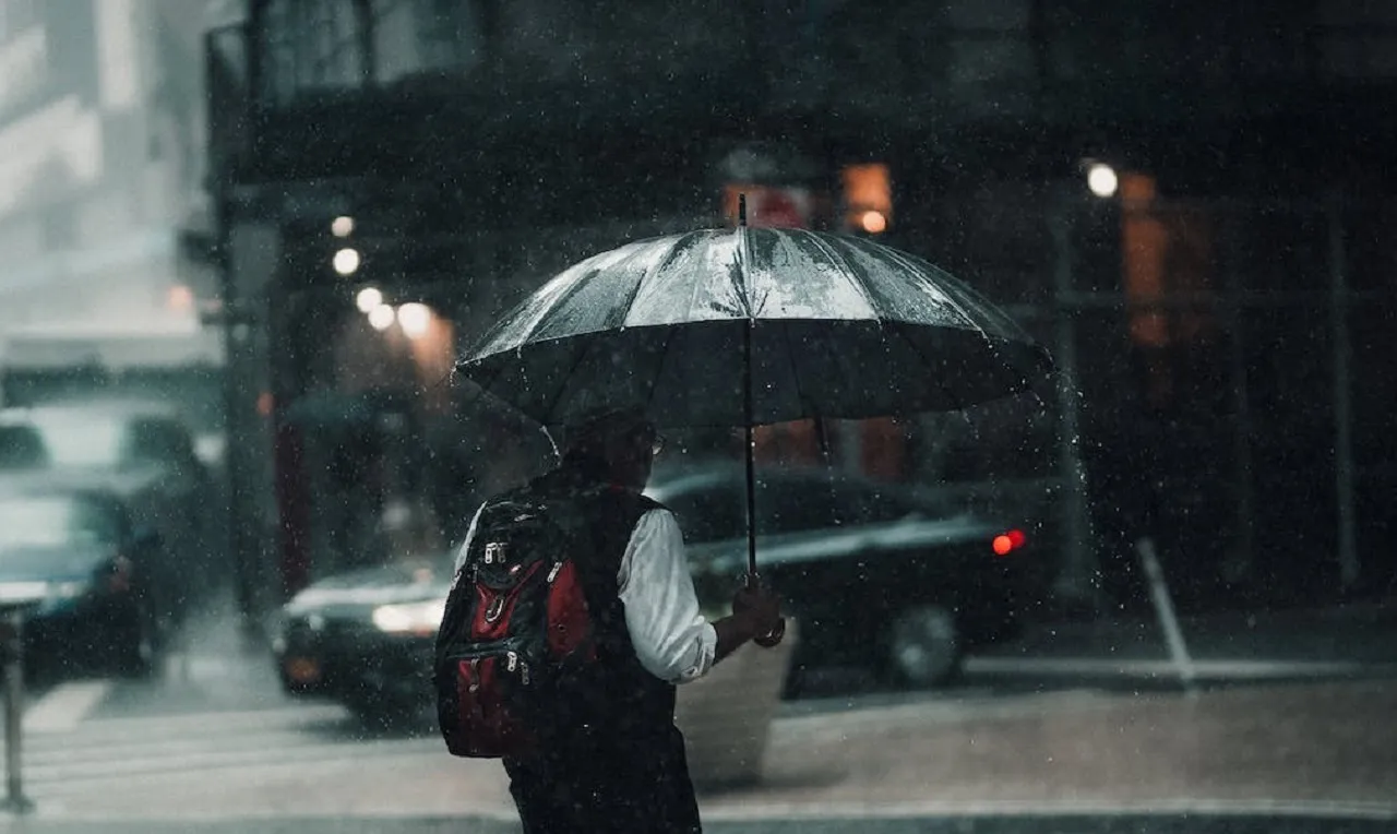 A imagem mostra a chuva em uma determinada regi&atilde;o